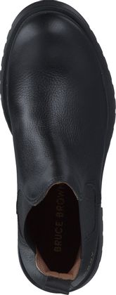 Bruce Brown Kinder-Chelsea-Boots aus Leder 356001001612 (Schwarz)