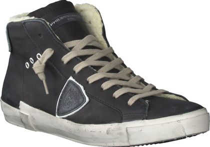 Philippe Model Gefütterte Knöchel-Sneaker 291001984462 (Schwarz)