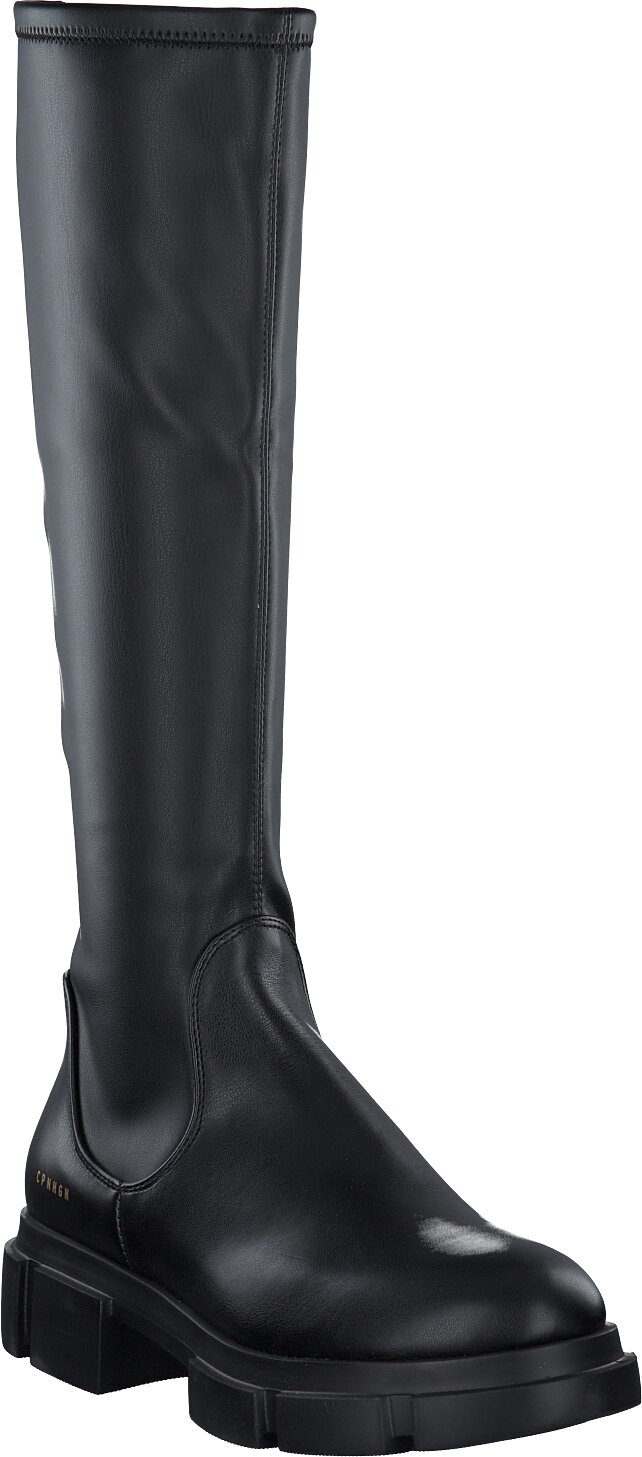 Copenhagen CPH556 Vegan Langschaftstiefel 195001986410 (Schwarz) Bild 01
