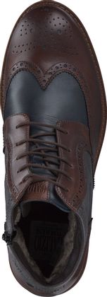 Galizio Torresi Gefütterte Herren-Schnürboots 291221000917 (Braun)