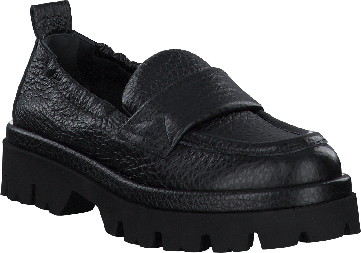 Donna Carolina Damen-Slipper aus Leder 100001992124 (Schwarz) Bild 01