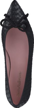 Pretty Ballerinas Damen-Ballerinas 103000993049 (Schwarz)