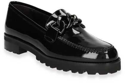 Konstantin Starke Damen-Slipper aus Leder 110003993190 (Schwarz)