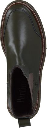 Pertini Chelsea Boots für Damen aus Leder 102691990450 (Grün)