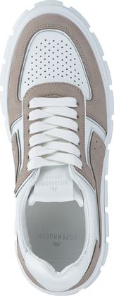 Copenhagen Damen-Sneaker aus Leder 101781986458 (Weiß/Grau)