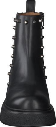 Phillip Hardy Biker Boots für Damen aus Leder 102001992744 (Schwarz)