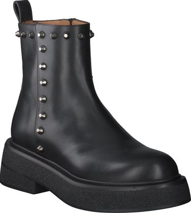 Phillip Hardy Biker Boots für Damen aus Leder 102001992744 (Schwarz)