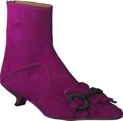 Phillip Hardy Damen-Stiefeletten aus Leder 106592992641 (Lila)
