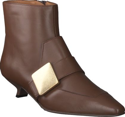 Phillip Hardy Leder-Stiefeletten für Damen 106201992513 (Braun)