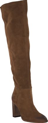 Paul Barritt Damen-Overknees aus Leder 196222991016 (Braun)