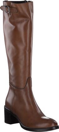 Phillip Hardy Damen-Langschaftstiefel aus Leder 190221990978 (Braun)