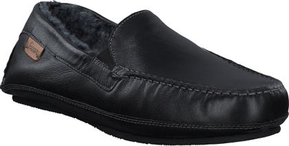 Sioux FARMILO Gefütterte Herren-Hausschuhe 451001938087 (Schwarz)