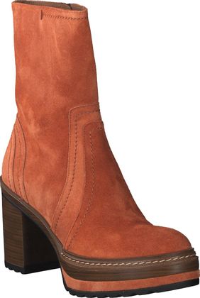 Phillip Hardy Plateau-Stiefeletten aus Leder 109392993062 (Orange)