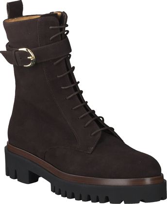 Trumans Damen-Schnürboots aus Leder 102202992859 (Braun)
