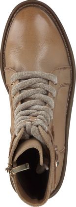 Ralph Harrison Damen-Schnürboots aus Leder 192301987888 (Beige)