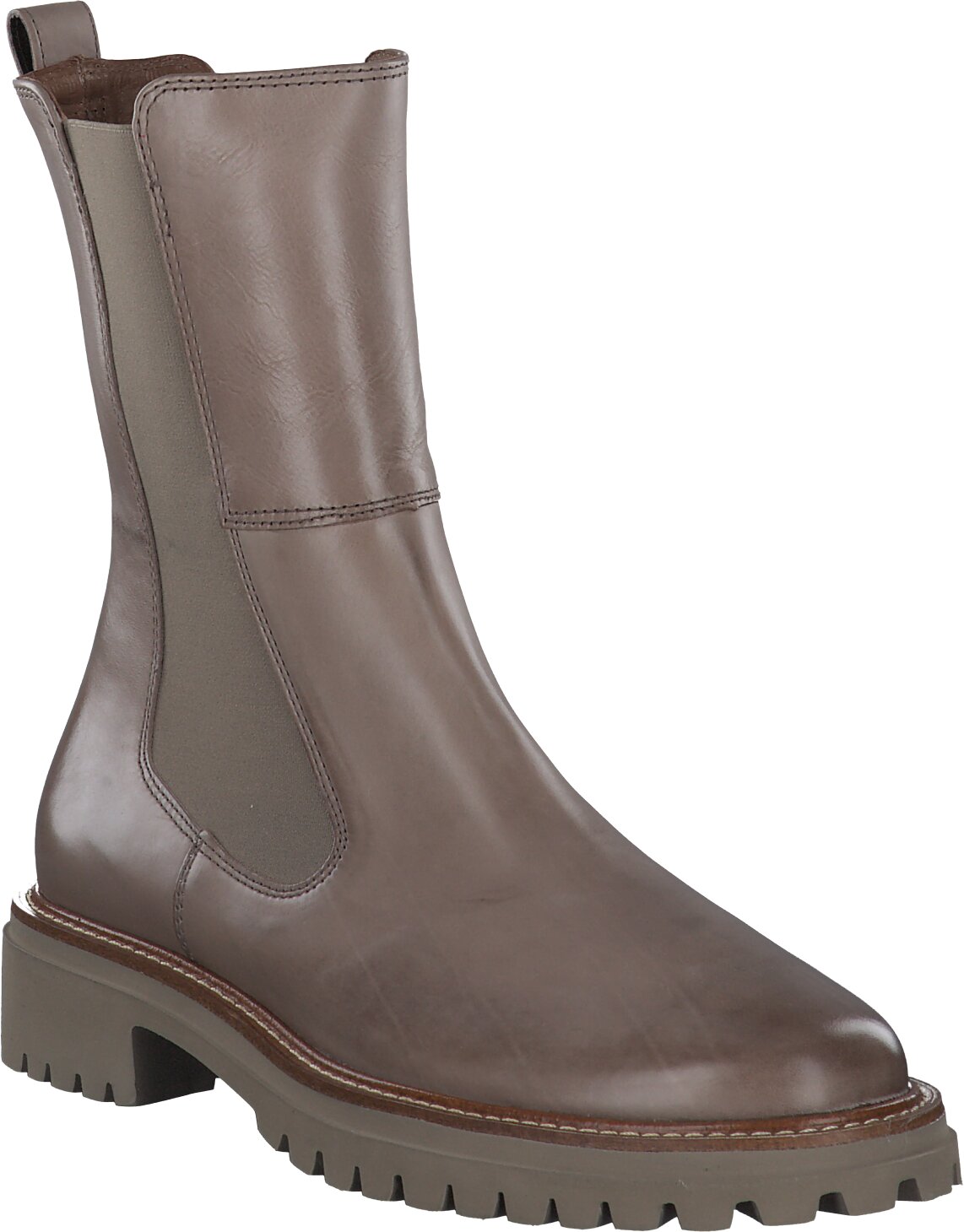 Paul green 2025 chelsea boots taupe