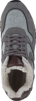 Voile Blanche Gefütterte Sneaker für Herren 293402957628 (Grau)