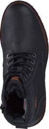 Sioux Gefütterte Herren-Schnürboots aus Leder 291001938269 (Schwarz)