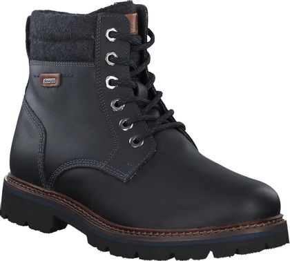 Sioux Gefütterte Herren-Schnürboots aus Leder 291001938269 (Schwarz)
