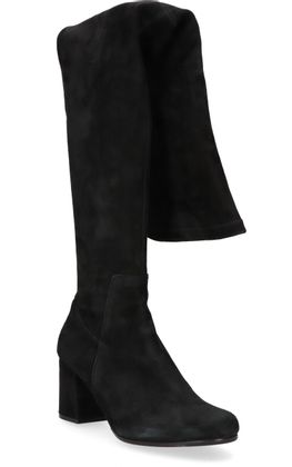 Phillip Hardy Damen-Overknees aus Leder 196002989629 (Schwarz)