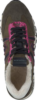 Premiata Gefütterte Damen-Sneaker 193692981990 (Oliv)