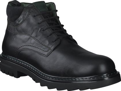 Galizio Torresi Gefütterte Herren-Schnürboots 291001000954 (Schwarz)