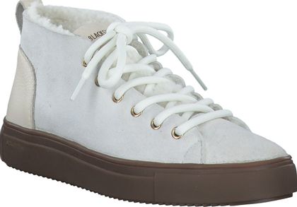 Blackstone Gefütterte Damen-Schnürboots 192302991636 (Beige/Weiß)