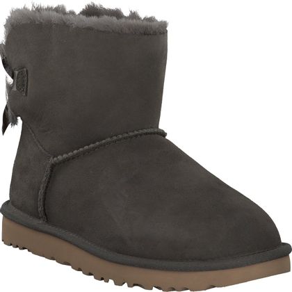 UGG Gefütterte Damen-Winterboots aus Leder 192222982179 (Grau)