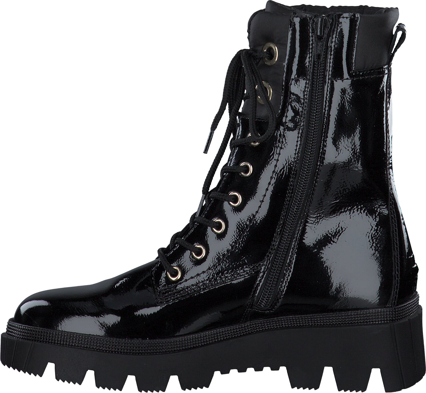 Gabor Combat Boots voor dames, uitneembare binnenzool, beste pasvorm, bruin, 36 EU