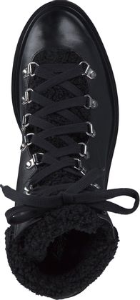 Trumans Gefütterte Damen-Schnürboots 192001992884 (Schwarz)