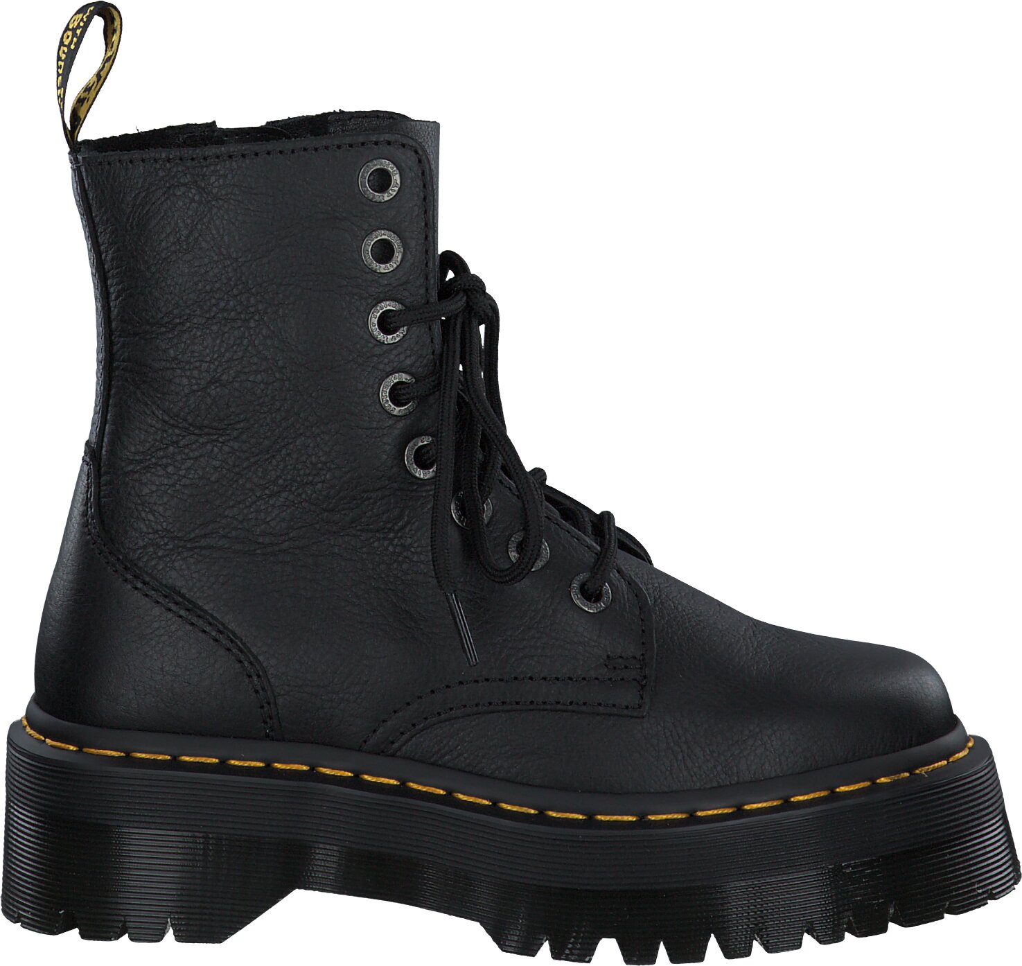Dr. Martens Damen-Schnürboots mit Plateau 102001982830 (Schwarz 