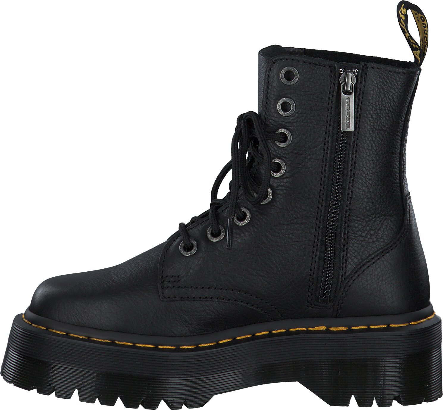 Dr. Martens Damen-Schnürboots mit Plateau 102001982830 (Schwarz 