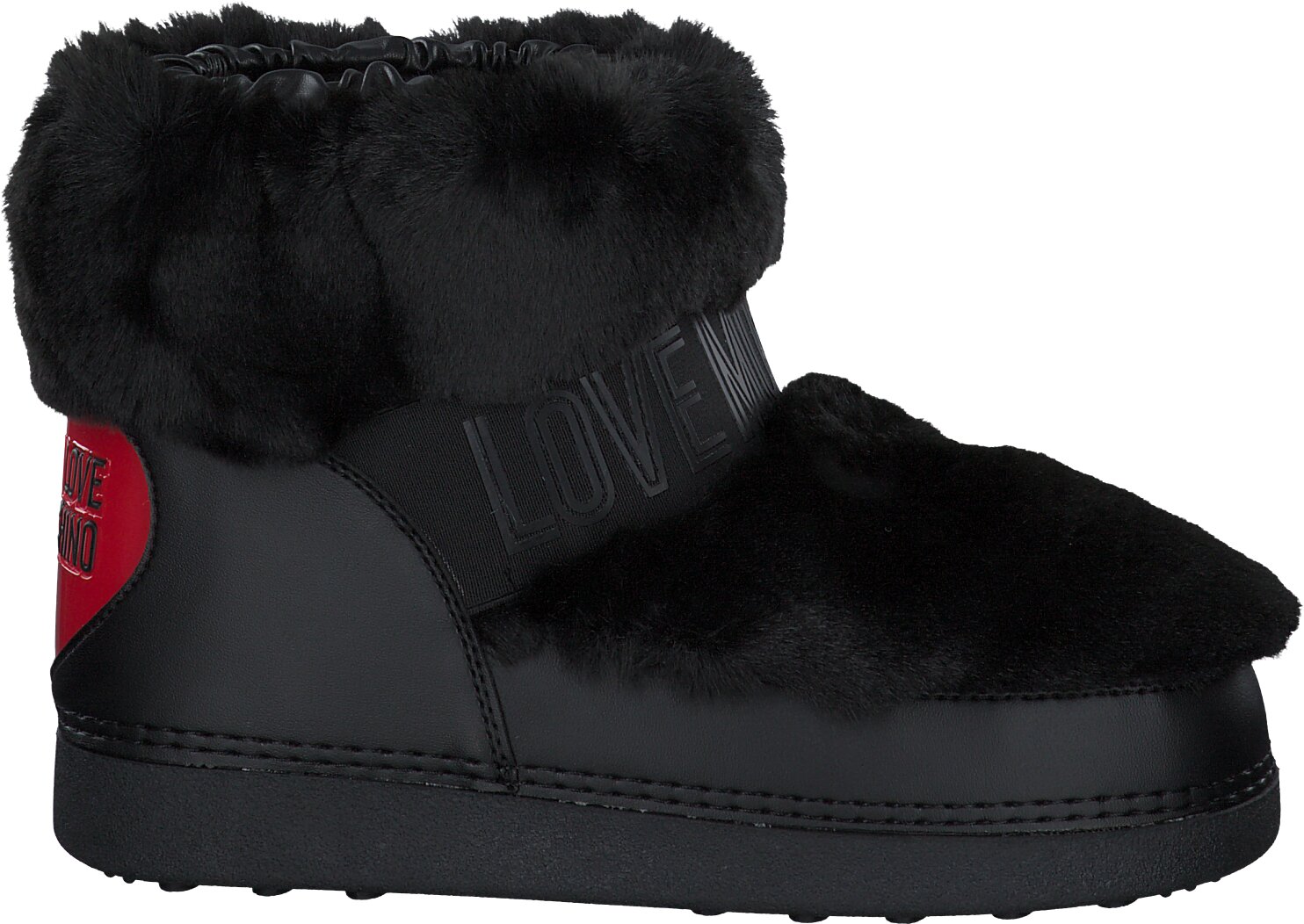 moschino fur boots