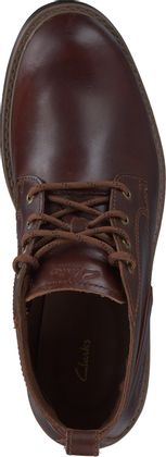 Clarks Herren-Schnürboots aus Leder 212221937101 (Braun)