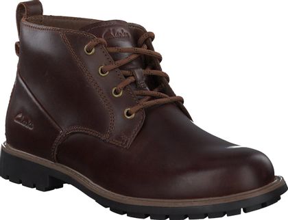 Clarks Herren-Schnürboots aus Leder 212221937101 (Braun)