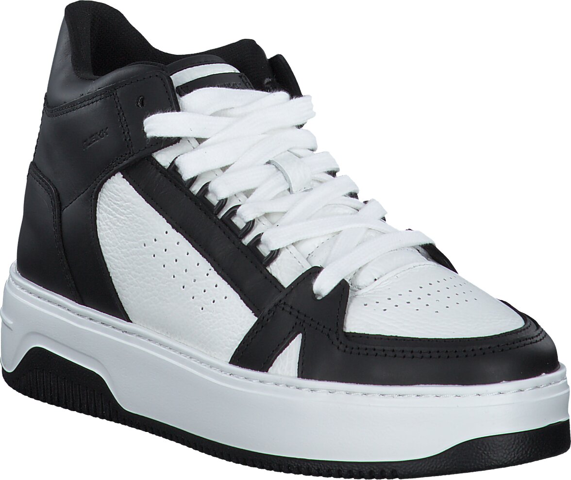 Black and white high low top clearance