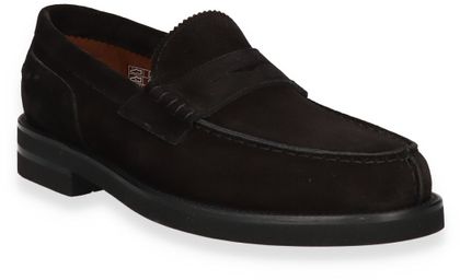 Lottusse BUCKSTER Herren-Slipper aus Leder 226002939705 (Schwarz)