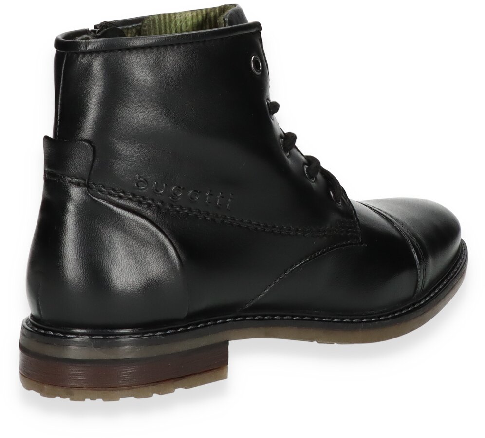 Warm Gefütterte Herren Stiefel Schwarz