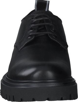 Blauer Herren-Schnürschuhe aus Leder 240001984966 (Schwarz)