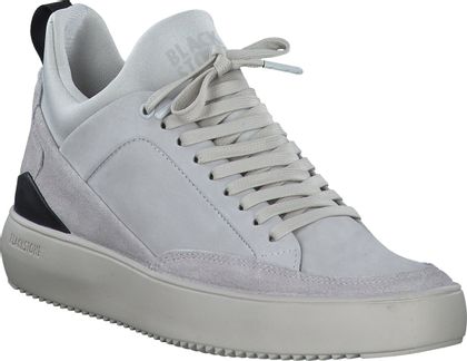 Blackstone Herren-Knöchelsneaker aus Leder 244442991533 (Grau)
