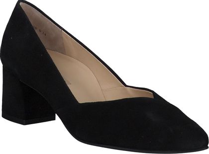 Paul Green Klassische Damen-Pumps aus Leder 121002021301 (Schwarz)
