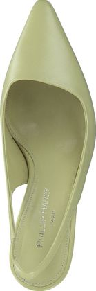 Phillip Hardy Damen-Slingpumps aus Leder 131621032578 (Limette)