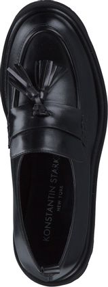 Konstantin Starke Damen-Slipper aus Leder 100001992318 (Schwarz)