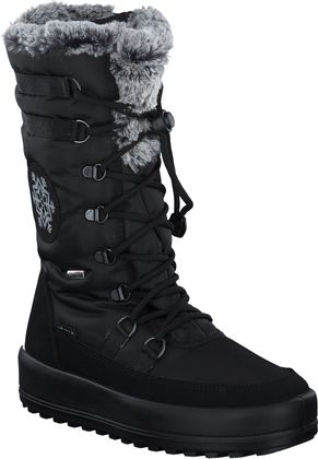 Vista Gefütterte Damen-Schnürboots 199007991491 (Schwarz)