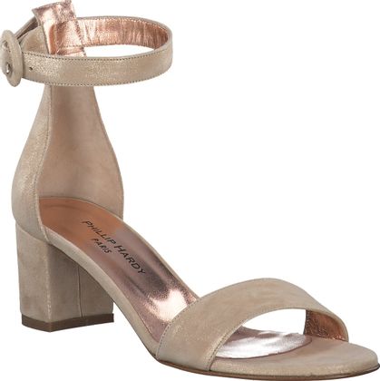 Phillip Hardy CARDINE Damen-Sandalette aus Leder 185302024966 (Beige)