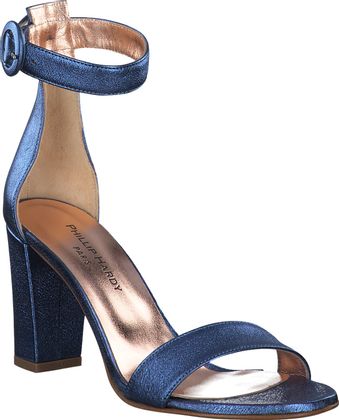 Phillip Hardy Absatz-Sandalen für Damen 186141025011 (Dunkelblau)
