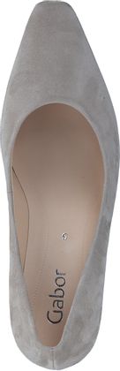 Gabor Klassische Damen-Pumps aus Leder 121302021398 (Grau)