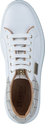 Harris Herren-Schnürschuhe aus Leder 244701033510 (Weiß/Bunt)