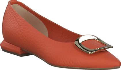 Phillip Hardy Damen-Ballerinas aus Leder 103391023747 (Orange)