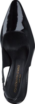 Konstantin Starke Damen-Slingpumps aus Leder 132003022755 (Schwarz)